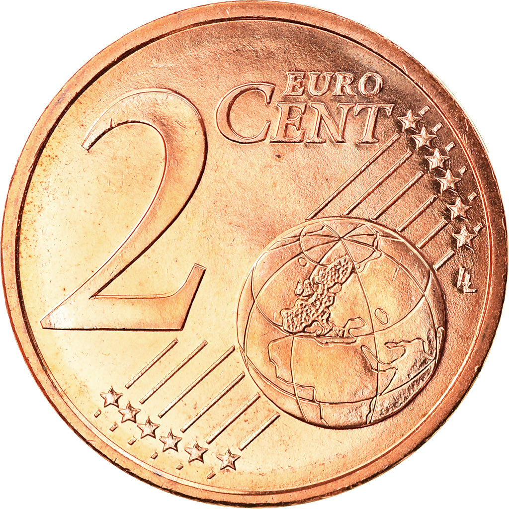 France, 2 Euro Cent, 2002, FDC, Copper Plated Steel, KM:1283