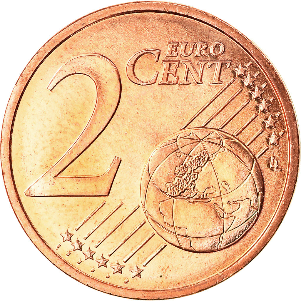 Frankrijk, 2 Euro Cent, 2002, FDC, Copper Plated Steel, KM:1283