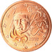 França, 2 Euro Cent, 2002, MS(65-70), Aço Cromado a Cobre, KM:1283