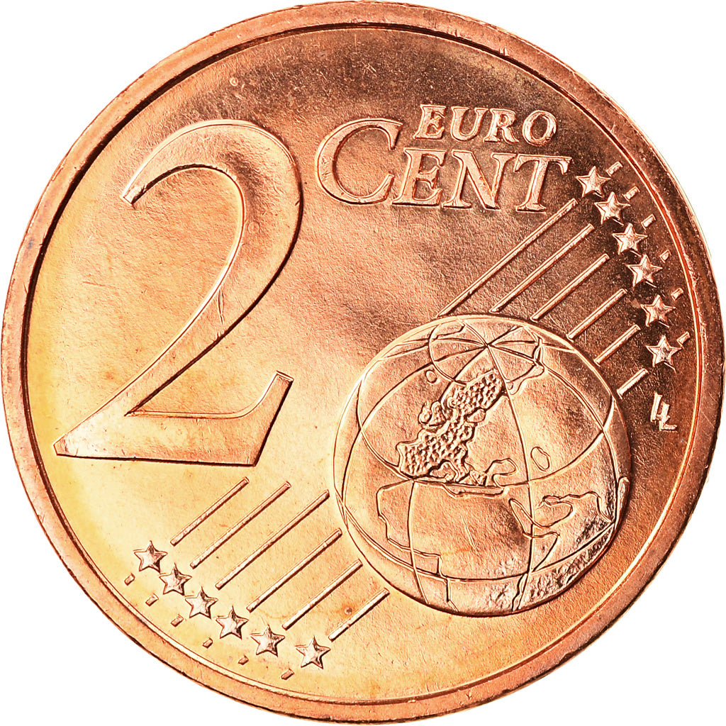France, 2 Euro Cent, 2002, FDC, Copper Plated Steel, KM:1283