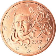 France, 2 Euro Cent, 2002, FDC, Copper Plated Steel, KM:1283