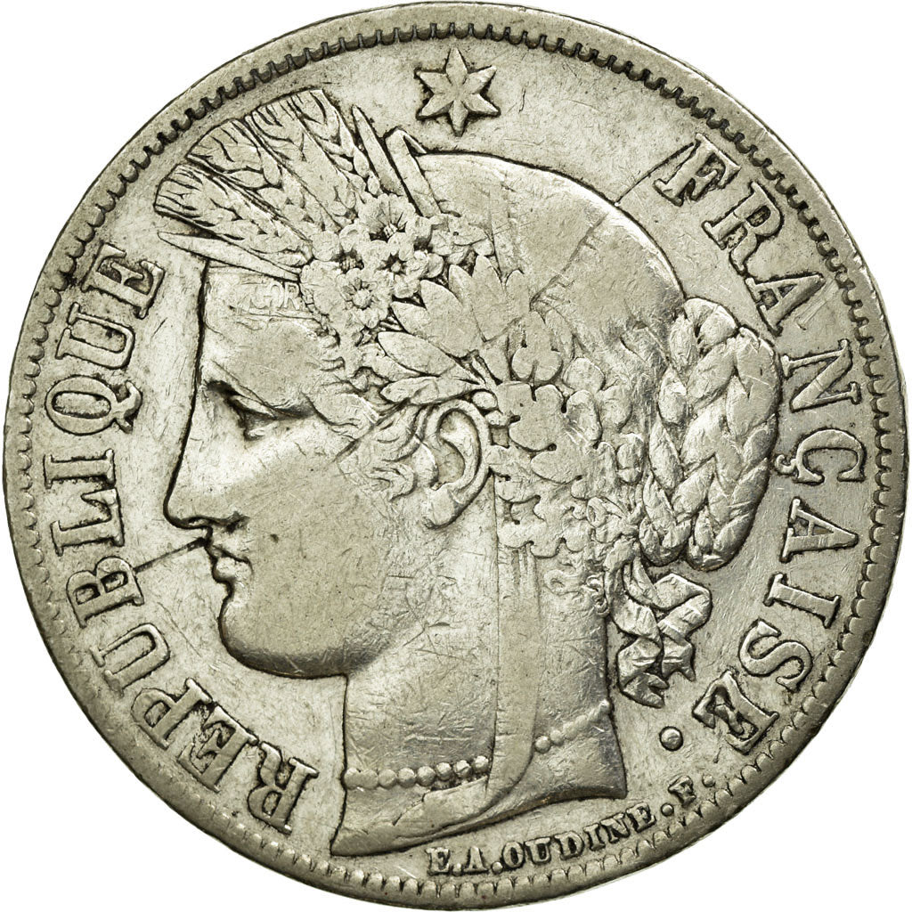 Monnaie, France, Cérès, 5 Francs, 1851, Paris, TB+, Argent, KM:761.1