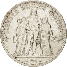 Coin, France, Hercule, 5 Francs, 1875, Bordeaux, VF(30-35), Silver, KM:820.2