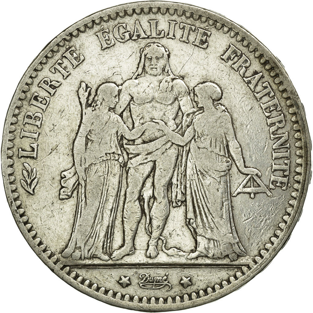 Monnaie, France, Hercule, 5 Francs, 1876, Paris, TB+, Argent, KM:820.1