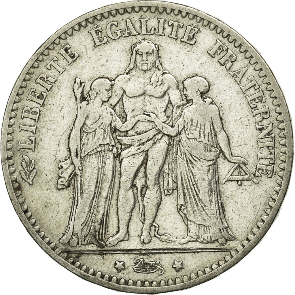 Monnaie, France, Hercule, 5 Francs, 1875, Paris, TB+, Argent, KM:820.1