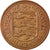 Coin, Guernsey, Elizabeth II, 2 Pence, 1977, EF(40-45), Bronze, KM:28