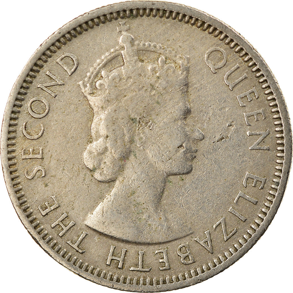 Münze, MALAYA & BRITISH BORNEO, 10 Cents, 1953, SS, Copper-nickel, KM:2