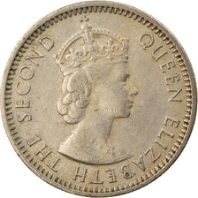 Monnaie, MALAYA & BRITISH BORNEO, 10 Cents, 1961, Heaton, TTB, Copper-nickel