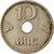Munten, Noorwegen, Haakon VII, 10 Öre, 1938, ZF, Copper-nickel, KM:383
