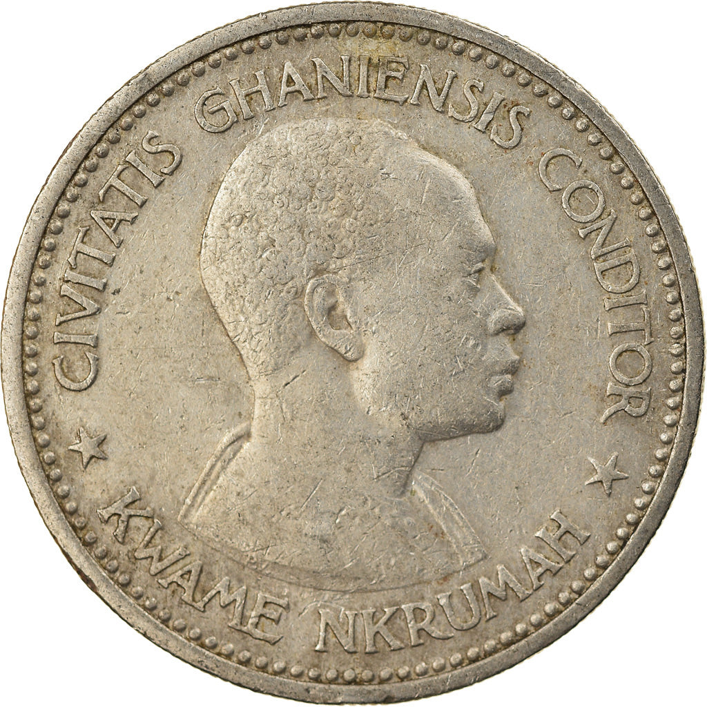Münze, Ghana, 2 Shilling, 1958, SS, Copper-nickel, KM:6