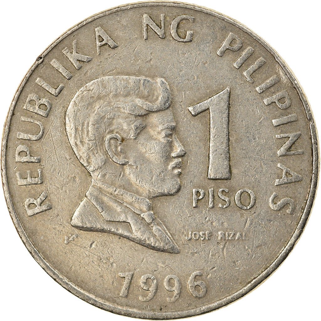 Moneta, Filippine, Piso, 1996, BB, Rame-nichel, KM:269