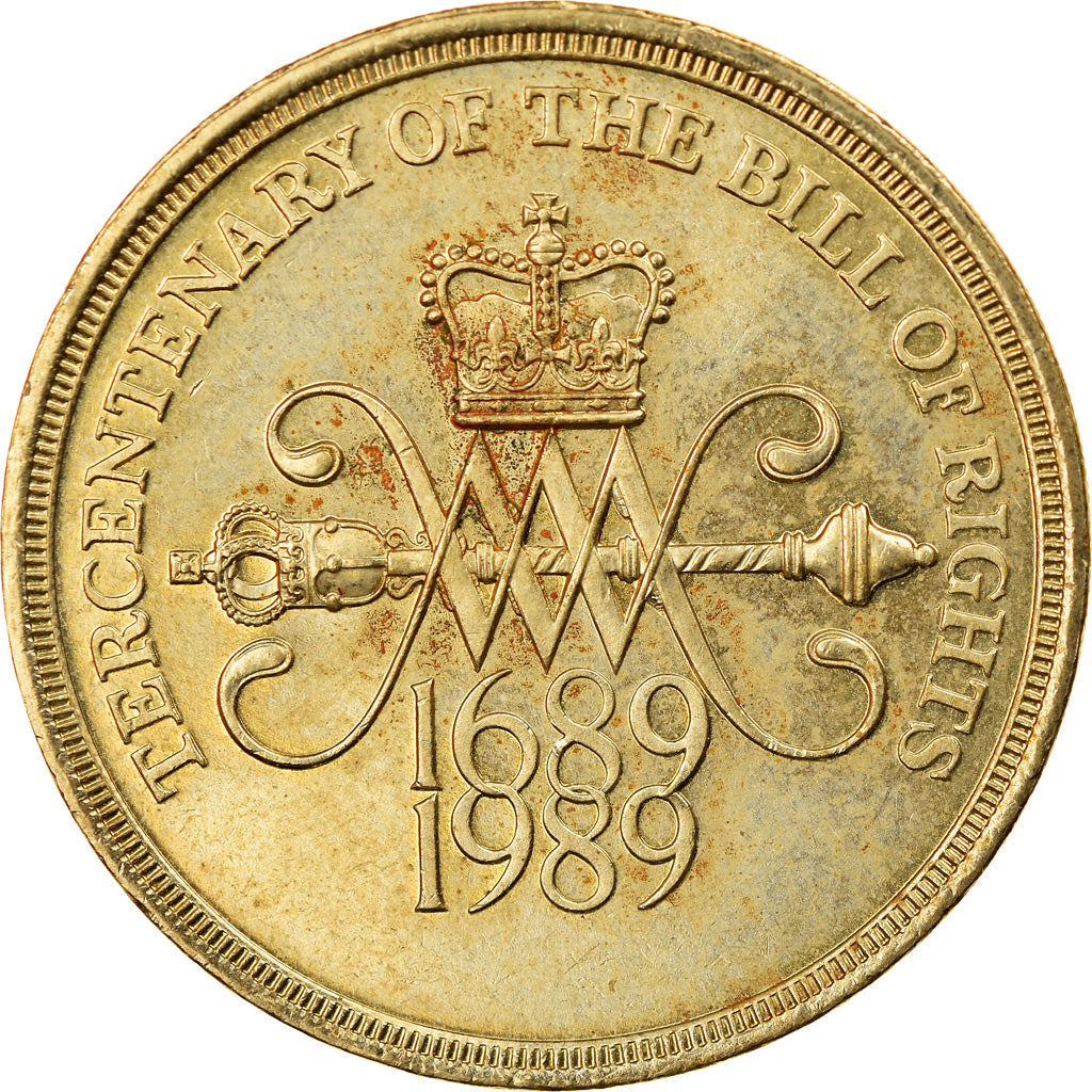 Coin, Great Britain, Elizabeth II, 2 Pounds, 1989, British Royal Mint