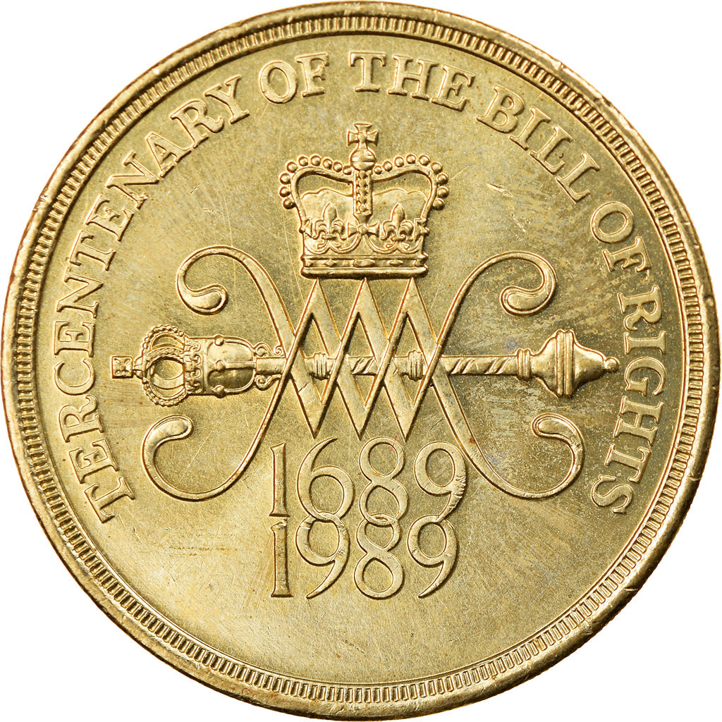 Münze, Großbritannien, Elizabeth II, 2 Pounds, 1989, British Royal Mint, VZ