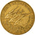 Coin, Central African States, 5 Francs, 1957, Paris, EF(40-45), Aluminum-Bronze