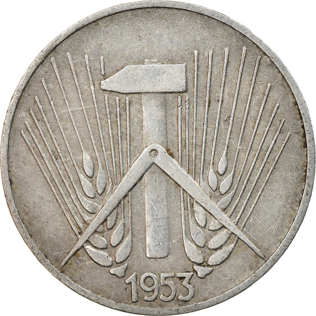 Monnaie, GERMAN-DEMOCRATIC REPUBLIC, Pfennig, 1953, Muldenhütten, TTB