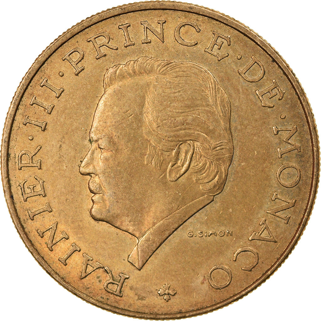 Münze, Monaco, Rainier III, 10 Francs, 1979, SS, Copper-Nickel-Aluminum