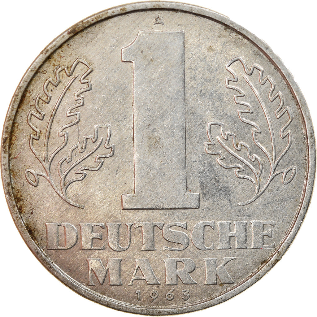 Moneta, NIEMCY - NRD, Mark, 1963, Berlin, EF(40-45), Aluminium, KM:13
