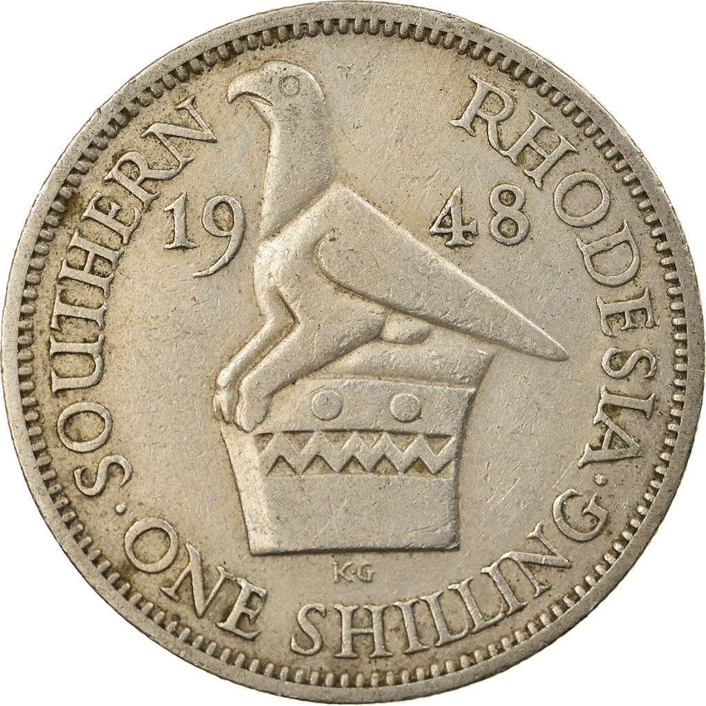 Münze, Southern Rhodesia, George VI, Shilling, 1948, SS, Copper-nickel, KM:22