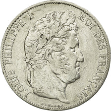 Coin, France, Louis-Philippe, 5 Francs, 1845, Lille, VF(30-35), Silver