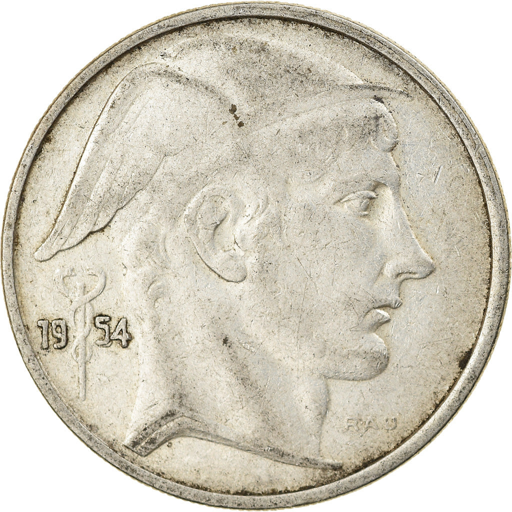 Moneta, Belgio, 20 Francs, 20 Frank, 1954, BB, Argento, KM:141.1