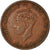 Moneta, Ceylon, George VI, Cent, 1942, BB, Bronzo, KM:111a