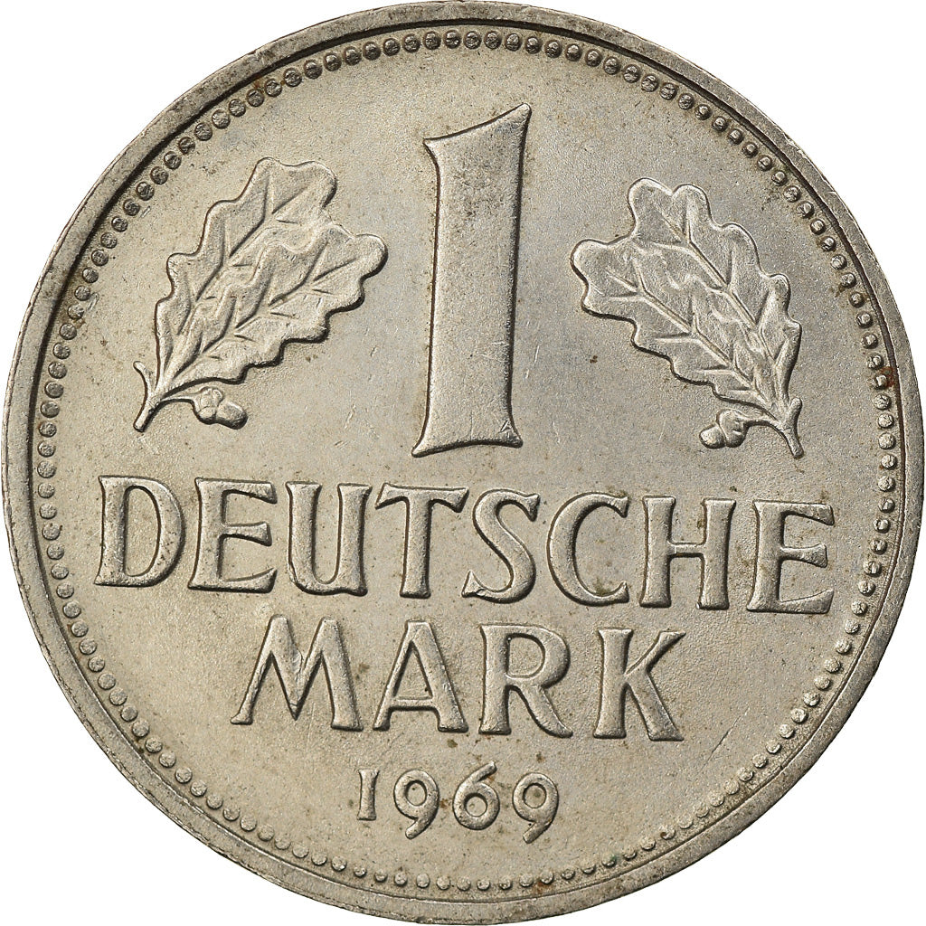 Moneta, GERMANIA - REPUBBLICA FEDERALE, Mark, 1969, Stuttgart, SPL-