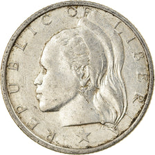 Coin, Liberia, 10 Cents, 1960, AU(55-58), Silver, KM:15