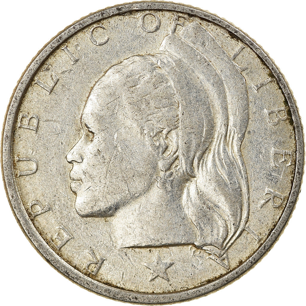 Moneta, Liberia, 10 Cents, 1960, SPL-, Argento, KM:15