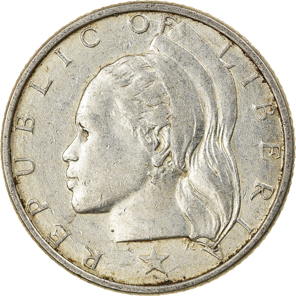 Moneta, Liberia, 10 Cents, 1960, SPL-, Argento, KM:15
