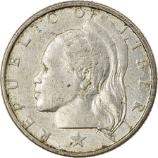 Coin, Liberia, 10 Cents, 1960, AU(55-58), Silver, KM:15
