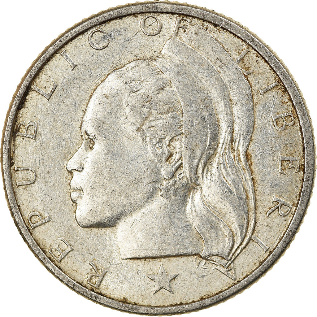 Monnaie, Liberia, 10 Cents, 1960, SUP, Argent, KM:15