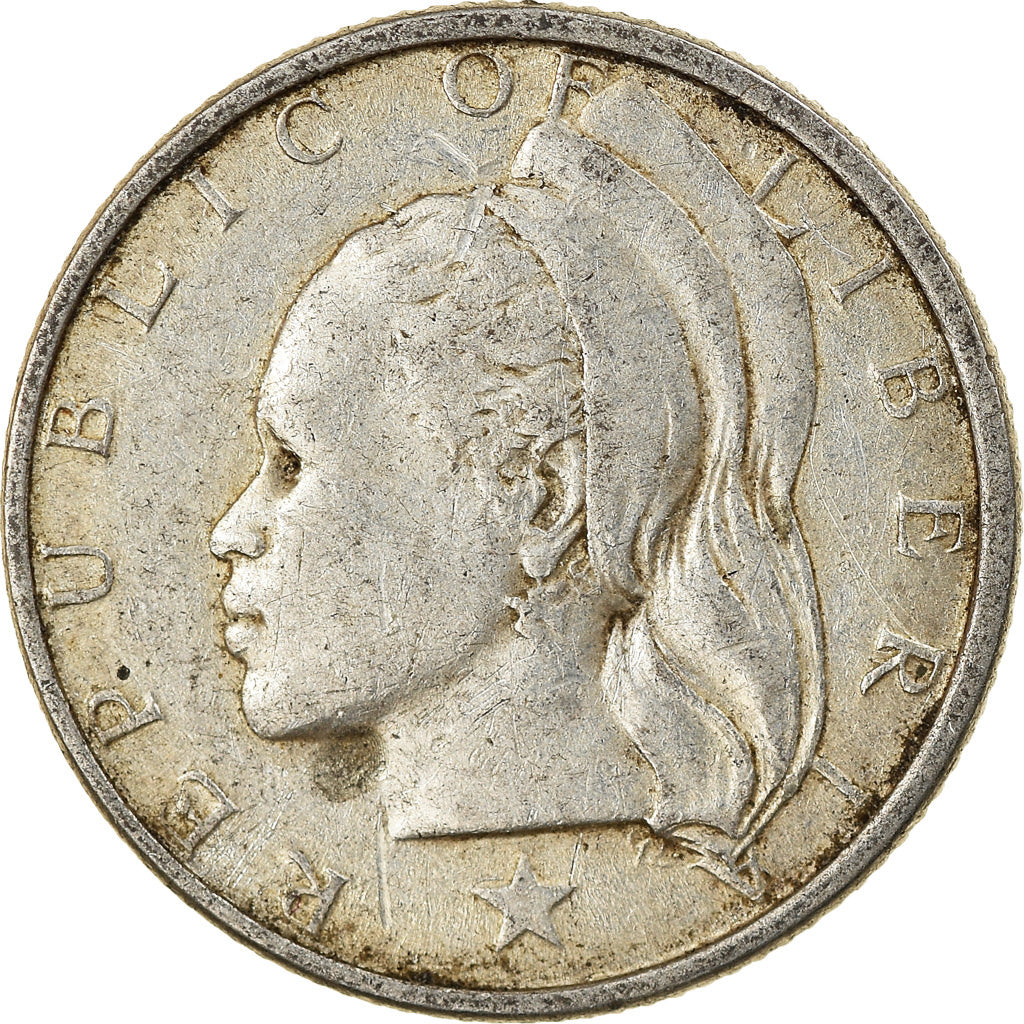 Monnaie, Liberia, 10 Cents, 1960, SUP, Argent, KM:15