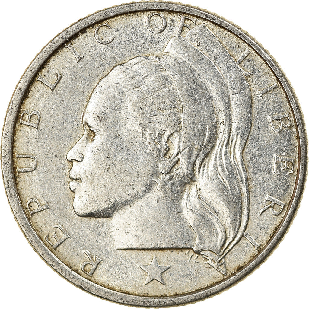 Moneta, Liberia, 10 Cents, 1960, SPL-, Argento, KM:15