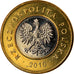 Coin, Poland, 2 Zlote, 2010, Warsaw, MS(63), Bi-Metallic, KM:283