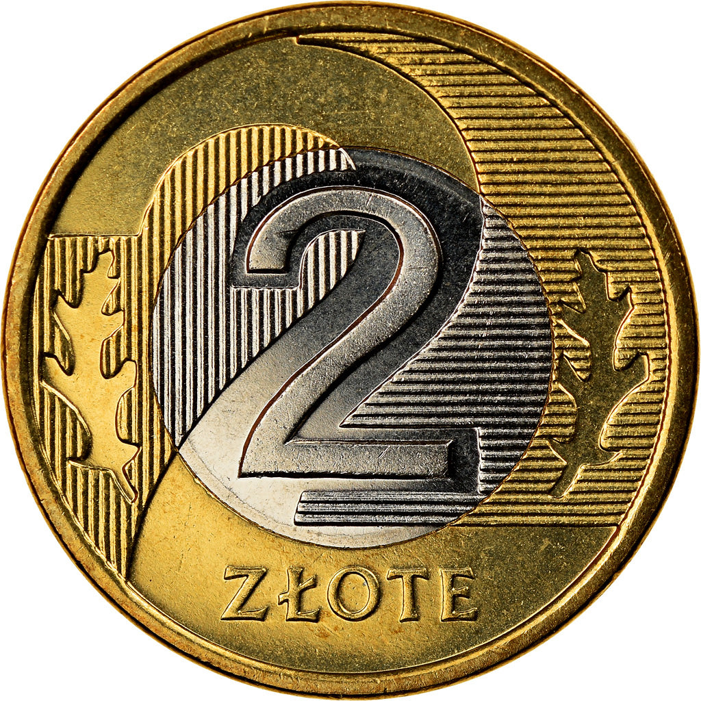 Coin, Poland, 2 Zlote, 2010, Warsaw, MS(63), Bi-Metallic, KM:283