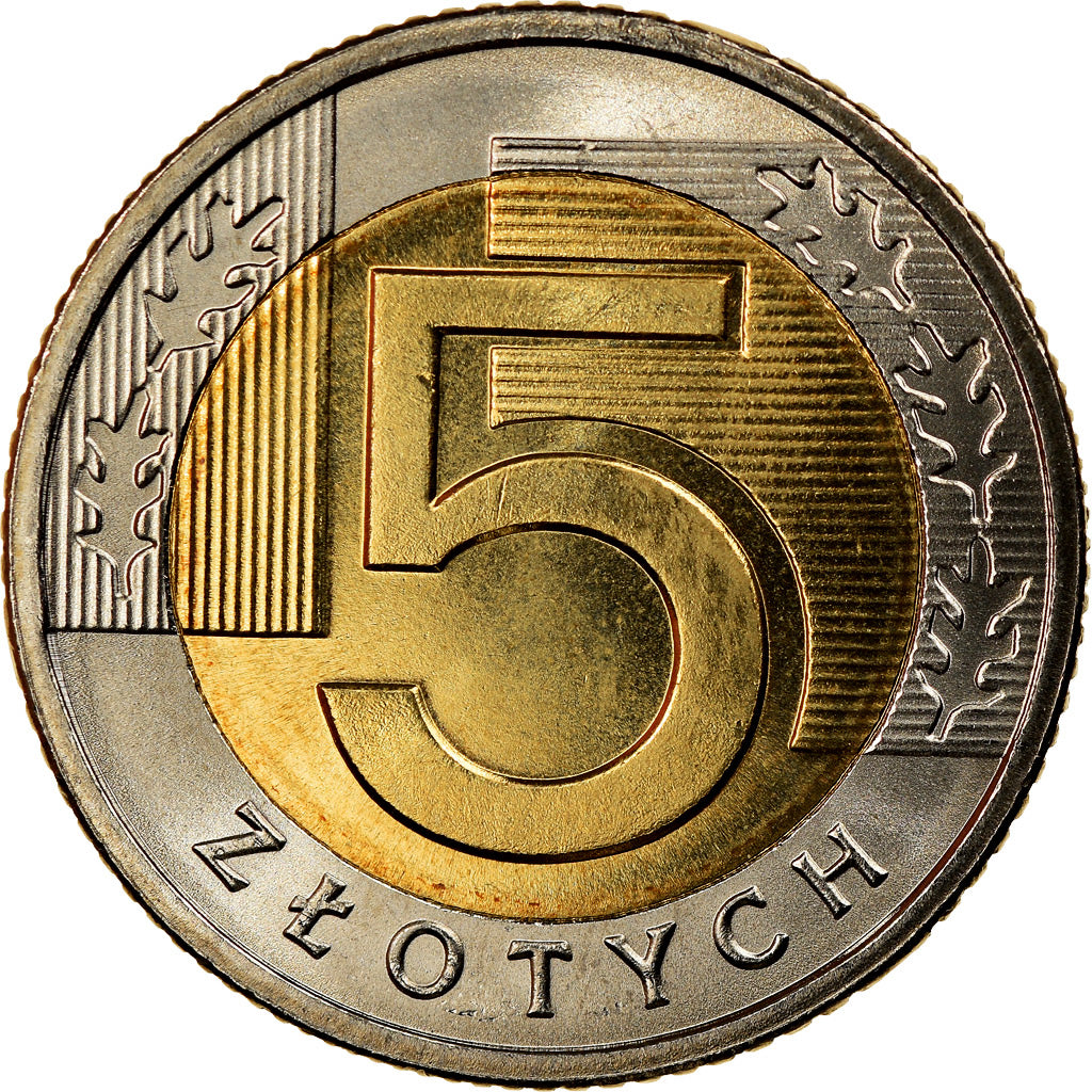 Monnaie, Pologne, 5 Zlotych, 2010, Warsaw, SPL, Bi-Metallic, KM:284