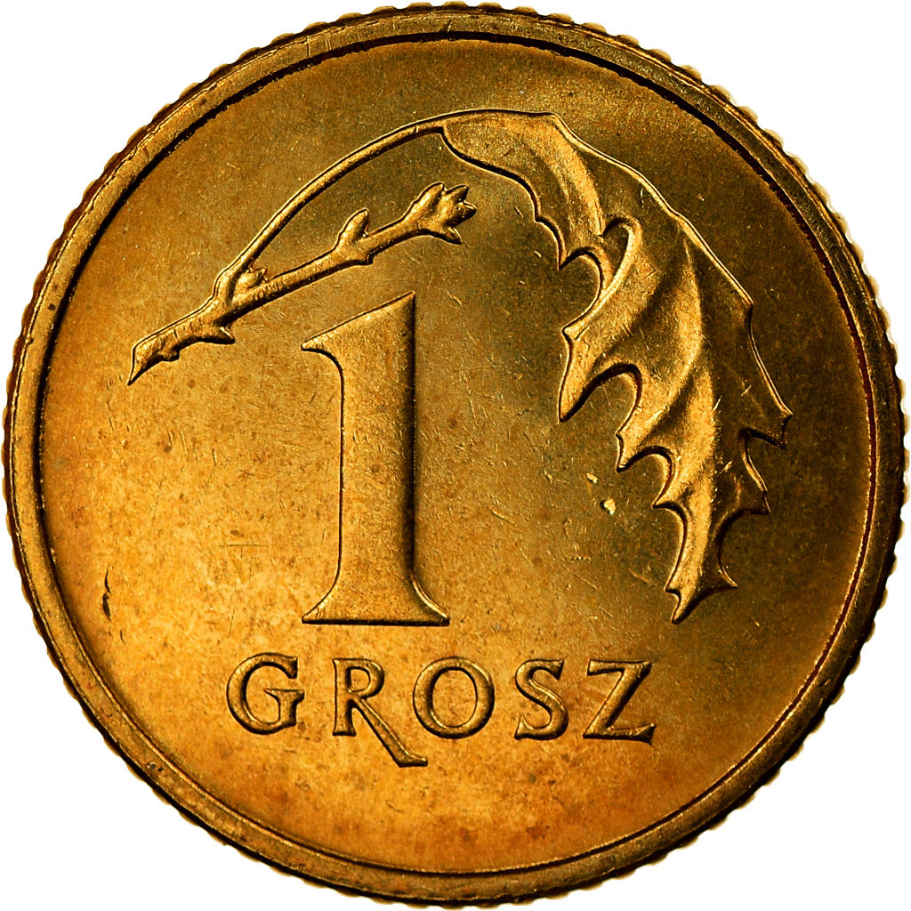 Moneta, Polska, Grosz, 2012, Warsaw, MS(63), Mosiądz, KM:276