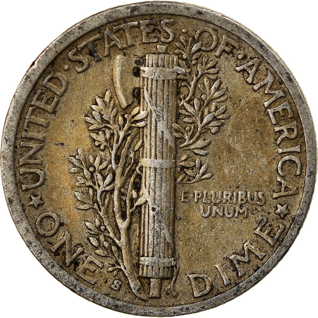 Moneta, USA, Mercury Dime, Dime, 1940, U.S. Mint, Philadelphia, VF(30-35)