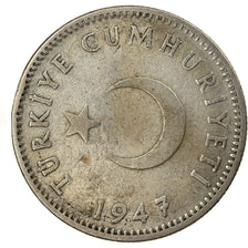 Münze, Türkei, Lira, 1947, SS, Silber, KM:883
