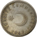 Moneta, Turchia, Lira, 1947, BB, Argento, KM:883