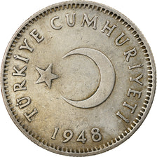Münze, Türkei, Lira, 1948, SS, Silber, KM:883