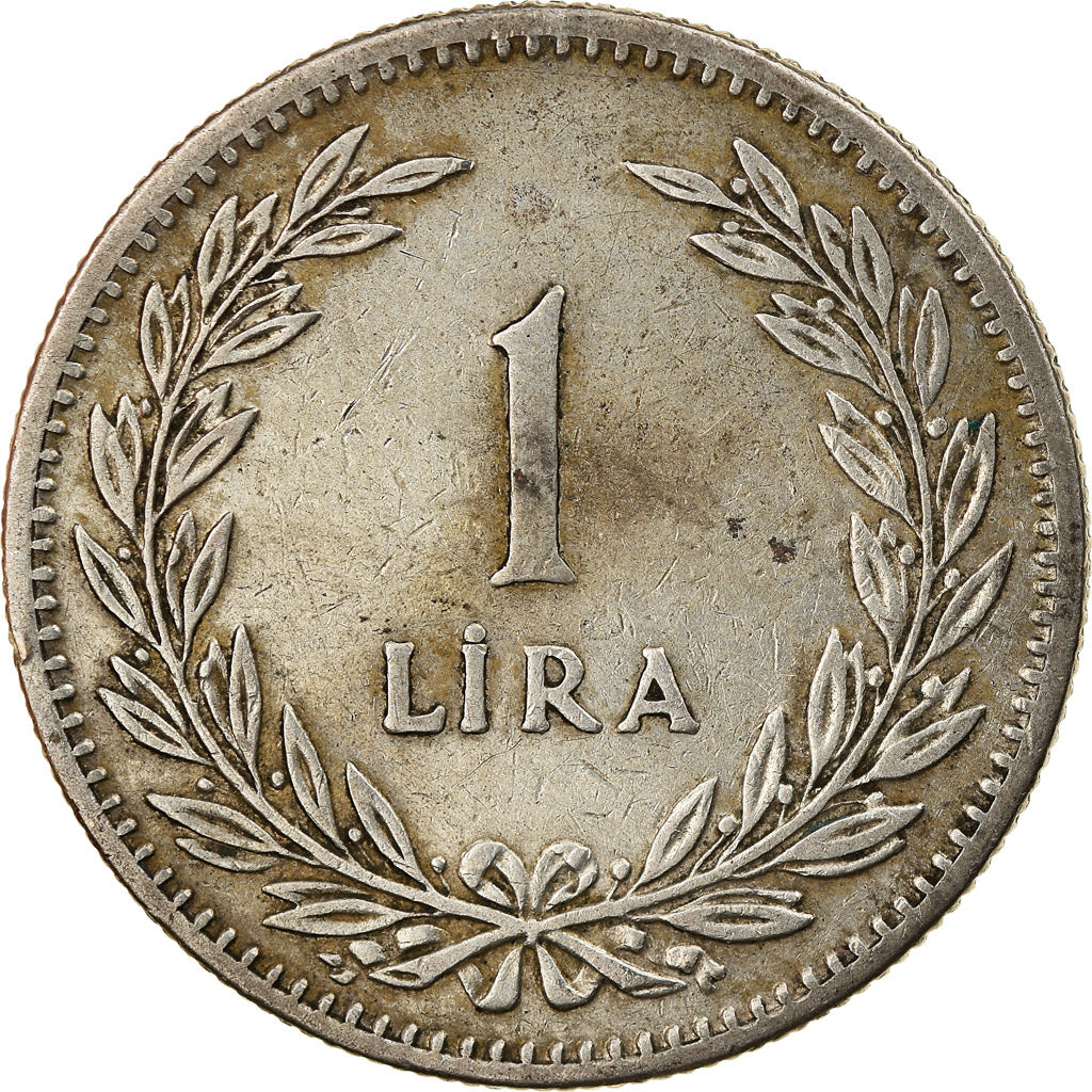Münze, Türkei, Lira, 1948, SS, Silber, KM:883