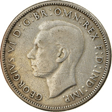 Moneta, Australia, George VI, Florin, 1946, Melbourne, BB, Argento, KM:40a