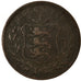 Coin, Guernsey, 8 Doubles, 1903, Heaton, Birmingham, VF(20-25), Bronze, KM:7