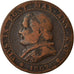 Moneta, STATI ITALIANI, PAPAL STATES, Pius IX, Soldo, 5 Centesimi, 1867, MB