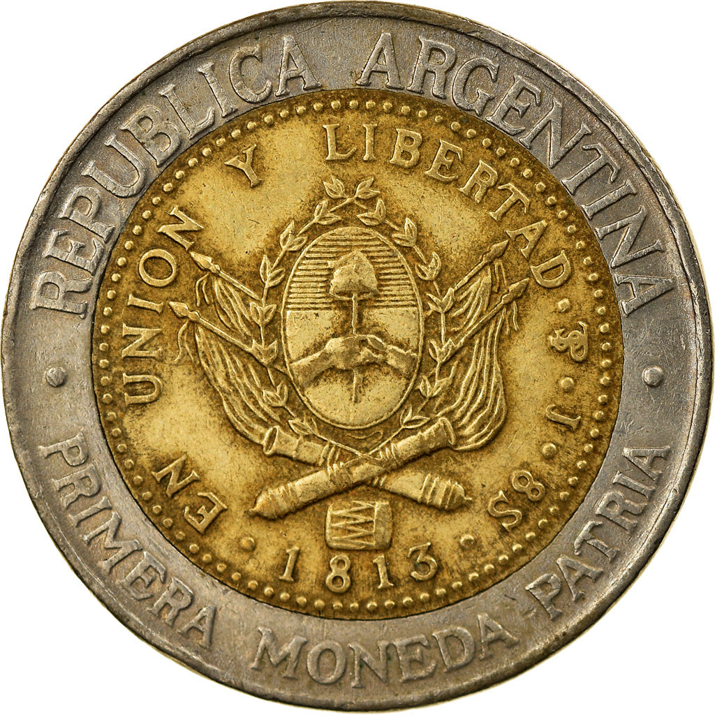 Moneta, Argentina, Peso, 1994, BB, Bi-metallico, KM:112.1