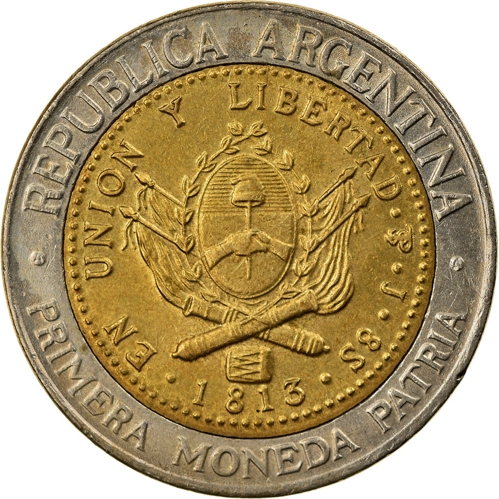 Moneta, Argentina, Peso, 1996, BB, Bi-metallico, KM:112.1