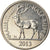 Coin, Mauritius, 1/2 Rupee, 2013, AU(55-58), Nickel plated steel
