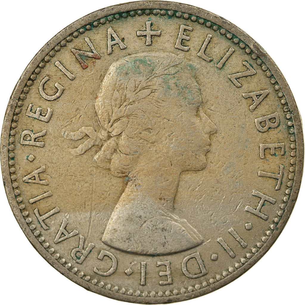 Moneta, Gran Bretagna, Elizabeth II, Florin, Two Shillings, 1956, BB