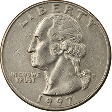 Münze, Vereinigte Staaten, Washington Quarter, Quarter, 1997, U.S. Mint